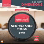 Wax Shoe Polish Neutral 50ml | Leather Boot Cleaner | 6 Pack