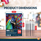 A4 Watercolour Pad Cold Pressed | Sketch & Drawing | 30 Pack