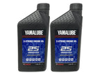Yamaha Genuine OEM All-Purpose 2-Stroke Engine Oil LUB-2STRK-S1-12 - 2 Pack