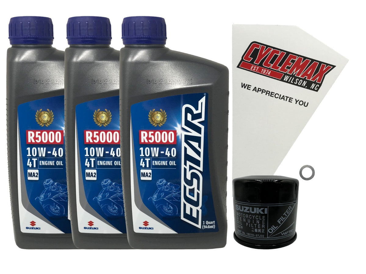 Suzuki Ecstar Standard Oil Change Kit for 2001-2019 VZ800 MARAUDER