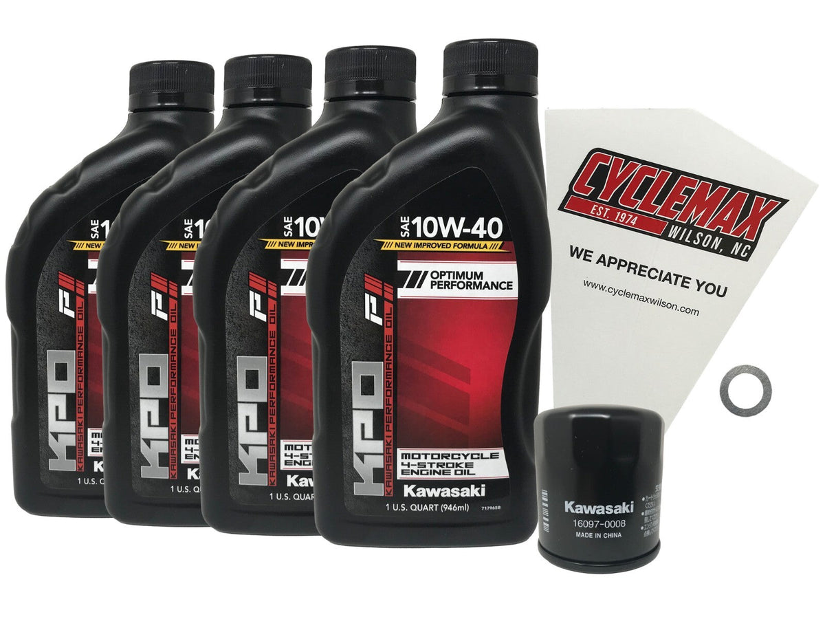 Kawasaki KPO Standard Oil Change Kit for 2020-2023 NINJA 1000 SX