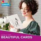 Thank You Cards with Envelopes | A6 Thankyou Notes for Birthday & Wedding | 18 Pack