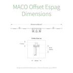 MACO Offset Espag Window Lock