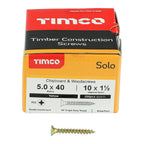 Solo Countersunk Multipurpose Wood Screws