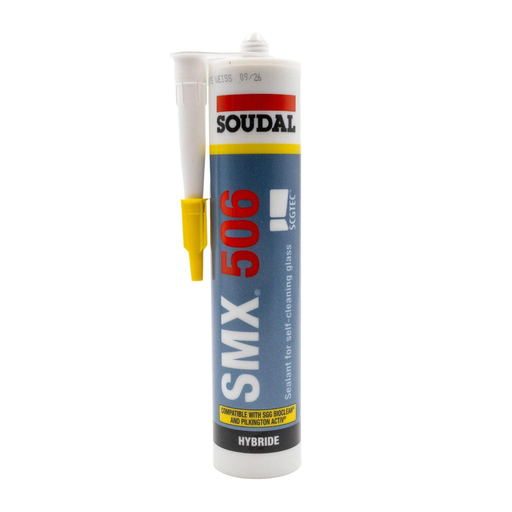 Example of Soudal SMX 506 Self-Cleaning Glass Sealant