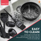 Hair Dye Kit Mixing Bowl Brush Gloves | 7 Pack