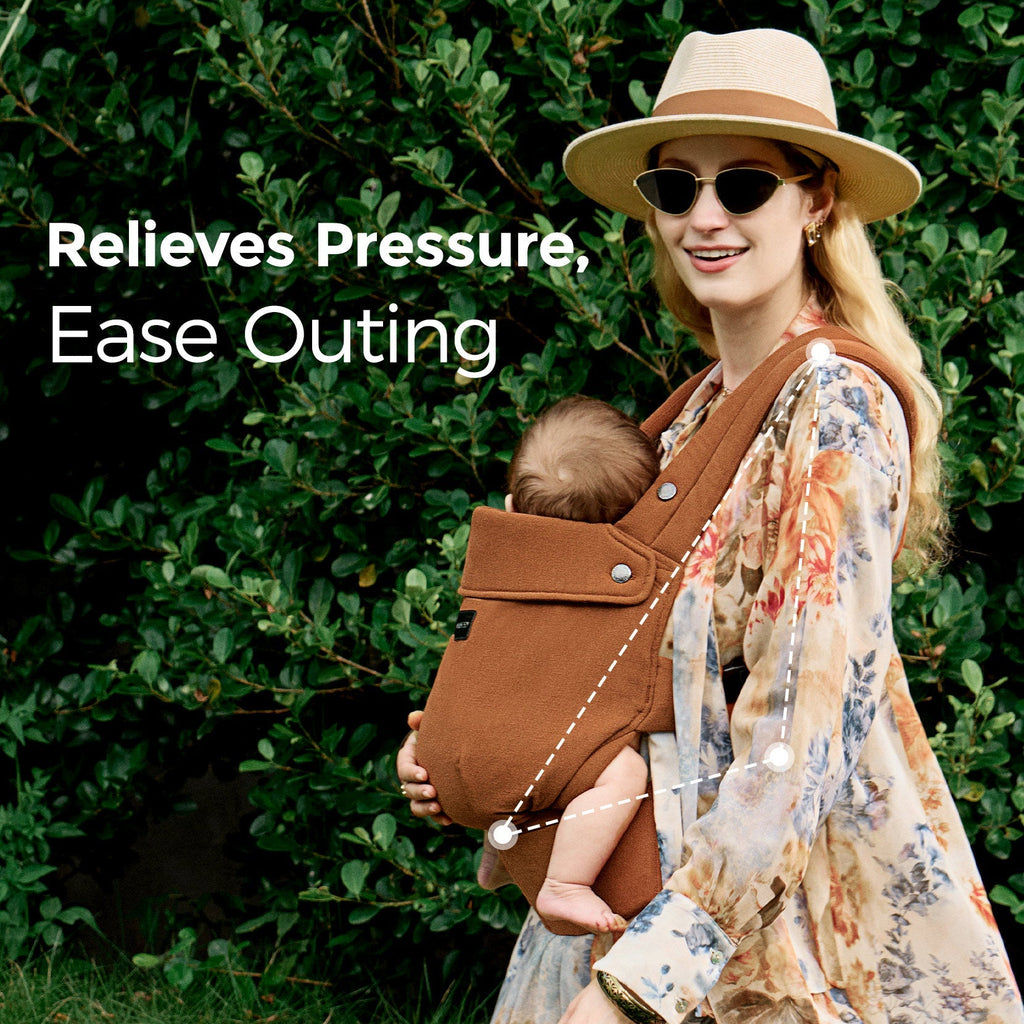 GentleTouch Cotton-Linen Ergonomic Baby Carrier
