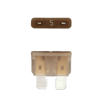 Exotronic 5A ATO/ATC Standard Automotive Blade Fuse