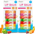 Flavoured Lip Balm Set | Moisturising Beeswax | 14 Pack