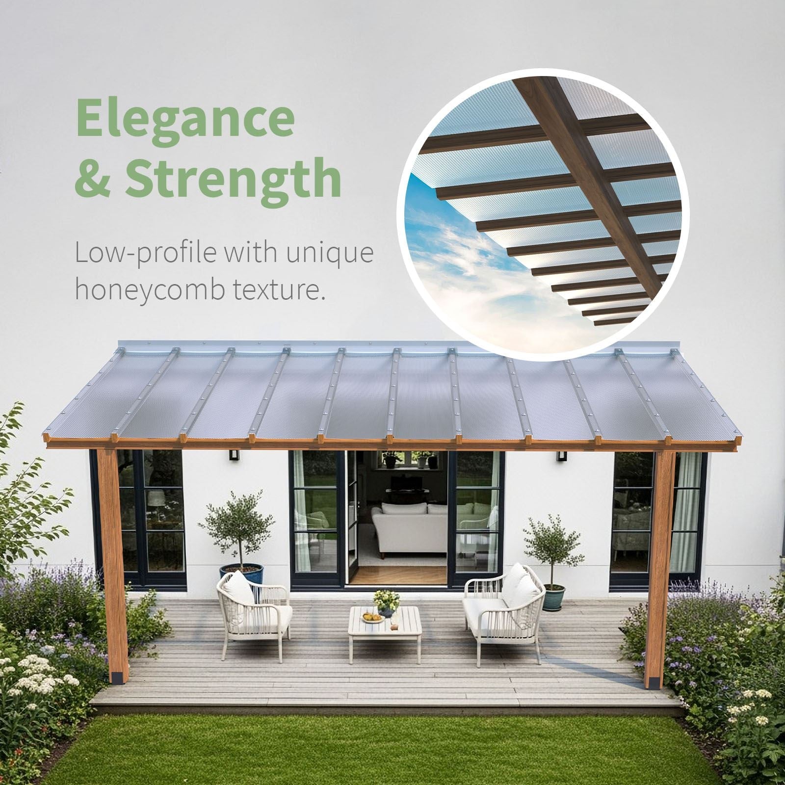EZ Glaze Beehive Polycarbonate Sheet