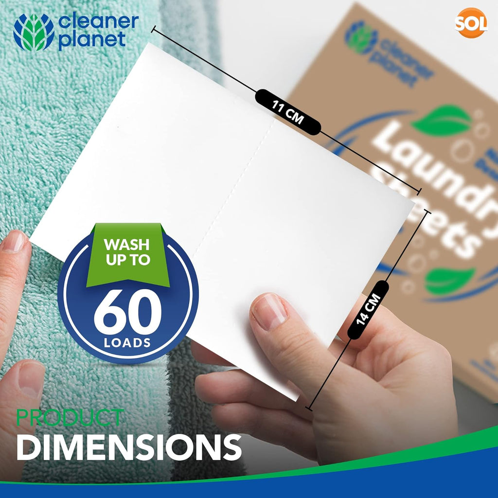 Unscented Laundry Detergent Sheets | Non Bio Unfragranced | 30 Pack