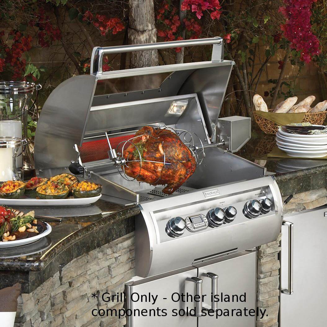 Fire Magic Echelon Diamond E660i 30" Built-In Gas Grill (Analog Thermometer & Magic View Window)