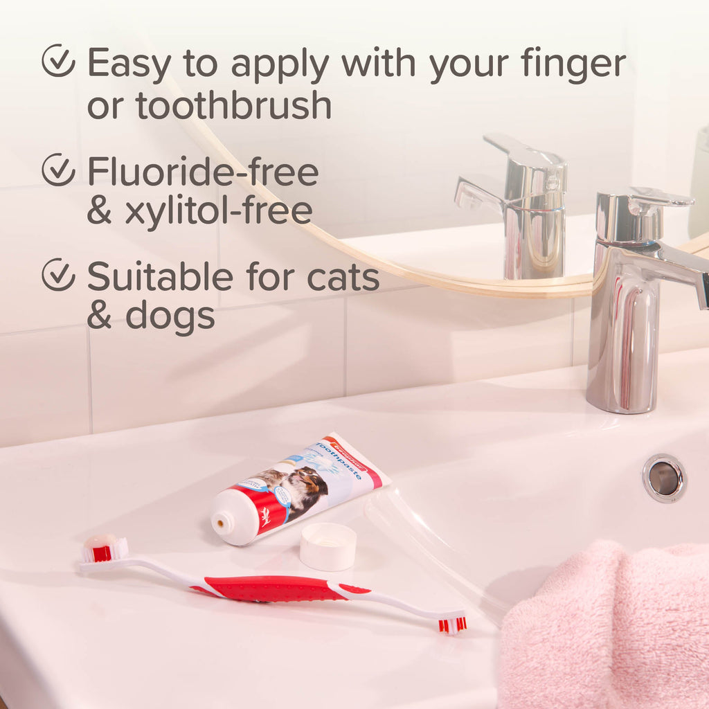 Beaphar Pet 2x Toothpaste with Enzymes for Cats & Dogs