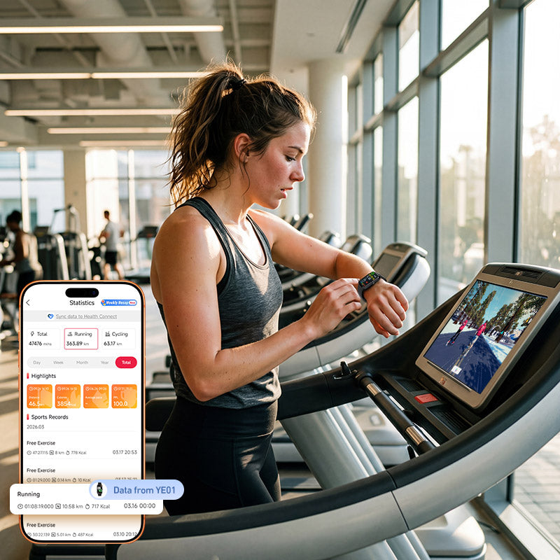 DeerRun® Fitness Smart Watch: Sync to PitPat App & Track Workouts