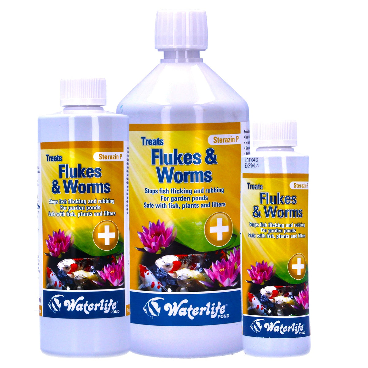 Waterlife Sterazin P Fluke & Worms Pond Treatment