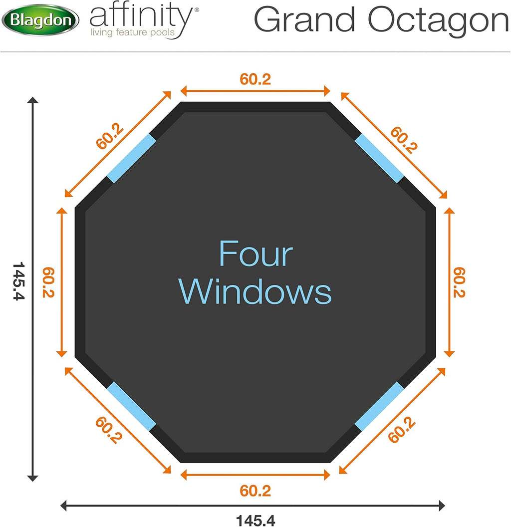 Blagdon Affinity Mocha Grand Octagon Pool