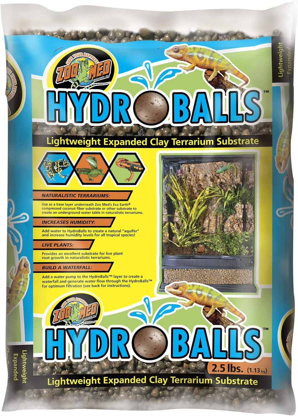 Zoo Med HydroBalls 4L Clay Terrarium Substrate