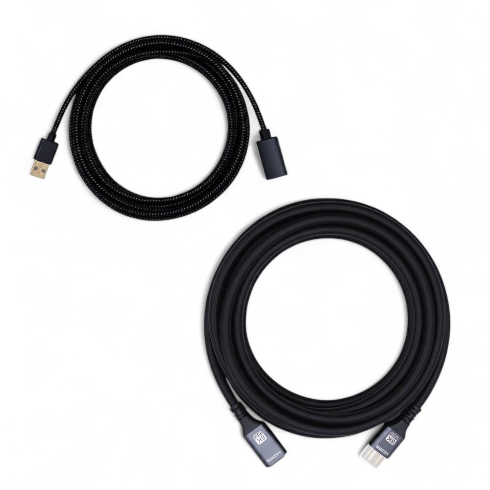 5m HDMI & USB Extension Cables for GX Touch 50/70 to Cerbo GX