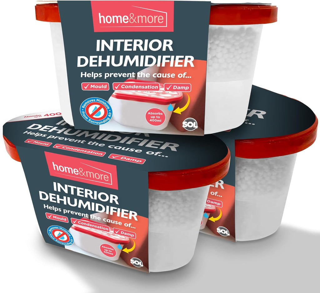 Dehumidifier Interior 400ml | Damp Mould Moisture Remover Trap | 1 Unit