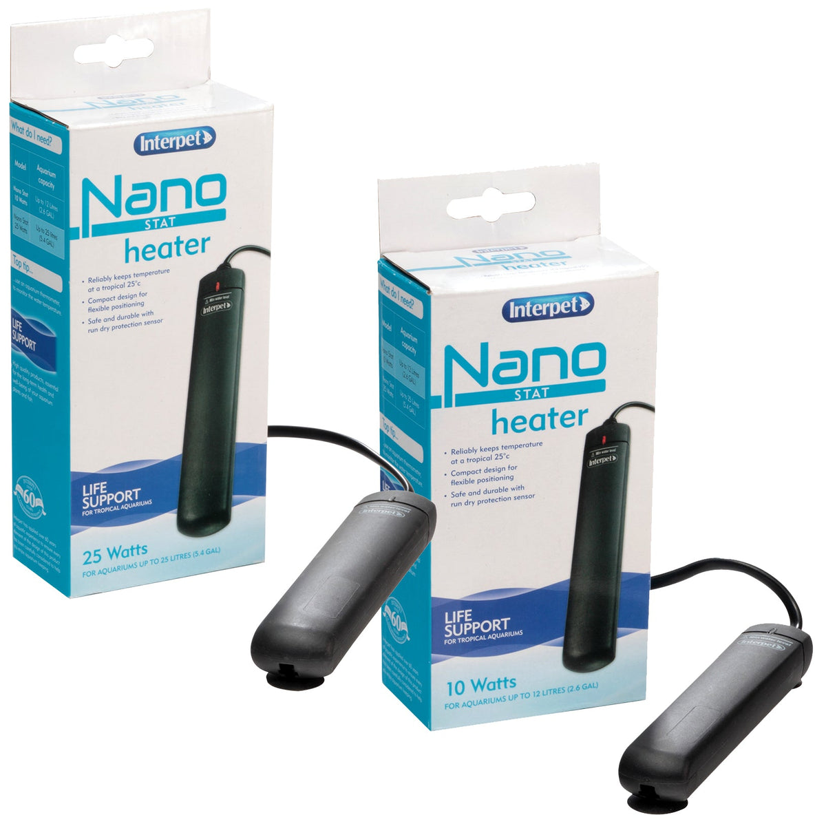 Interpet Nano Stat Heater - Auto Temp for Tropical Aquariums
