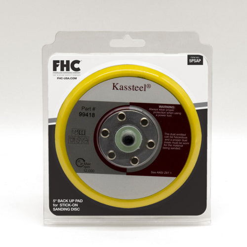 FHC 5" Back-Up Pad [Stick-On Sanding Discs] - 5PSAP