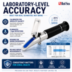 Red Sea Seawater Refractometer - Accurate Salinity Measure