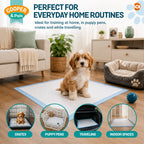 100pk Puppy Training Pads Premium Puppy Pads Perfect for Puppy Toilet Training, Dog Training Pads for Puppy Training, Ideal Indoor and Outdoor Pee Pads Dogs, Absorbent Dog Pee Pad for your Furr Baby