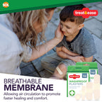 Waterproof Washproof Plasters | Assorted First Aid Strips for Kids & Adults | 110 Pack