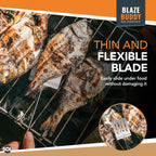 Stainless Steel BBQ Spatula | Grill Burger Flipper Outdoor Tool | 2 Pack