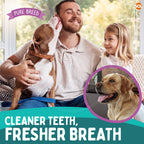 4-12pk Collagen Dog Treats Beef Chewy Rolls Large Long Lasting Easy Digest Joint