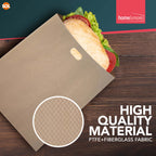 Reusable Toastie Bags | Non-Stick Toaster Sandwich Pockets | 4 Pack