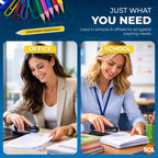 SOL 5000 Bulk Supply 26/6 Staples – Durable Steel Anti-Jam and Multipurpose Design, Compatible with Standard Staplers, Use for Office, Home and School Paper Binding