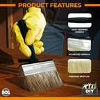 Bulk Fence Paint Brushes | Block Set Decking Shed Masonry | 96 Pack