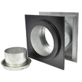 8-Inch Wall Thimble Kit with Finishing Collar (Through-Wall)