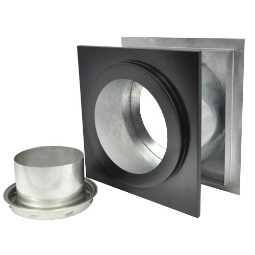 8-Inch Wall Thimble Kit with Finishing Collar (Through-Wall)