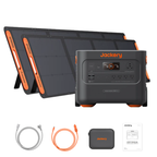 Jackery Explorer 2000 Plus Solar Generator + 2 x SolarSaga 200W Portable Solar Panel