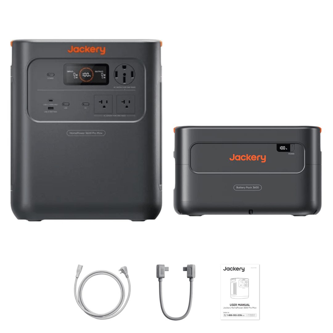 Jackery HomePower 3600 Pro Max + Extra Batteries - Off Grid Stores