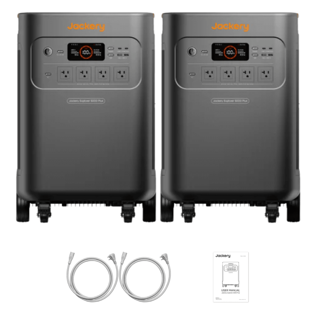 Jackery Explorer 5000 Plus Double Kit + Battery Pack 5000 Plus - Off Grid Stores