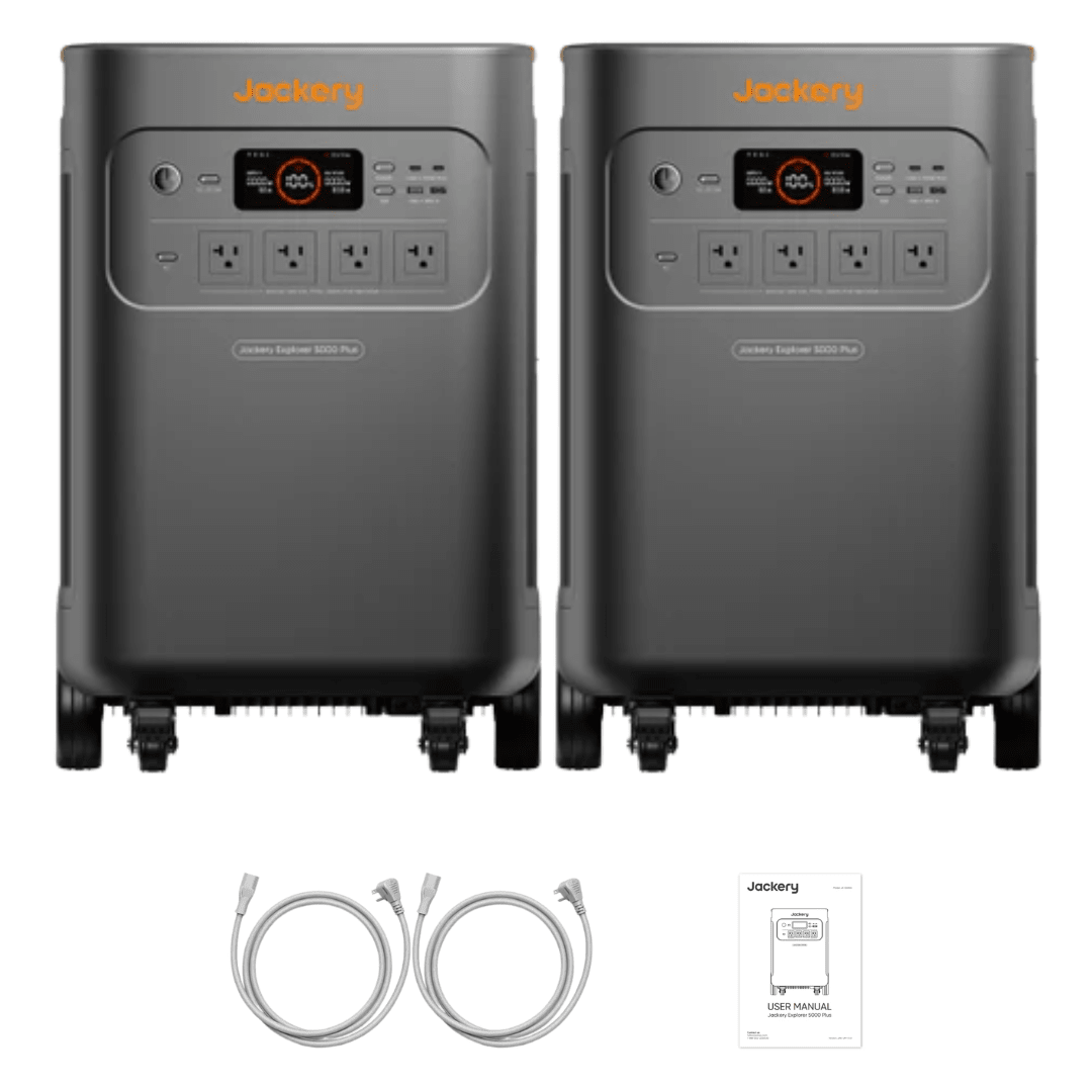 Jackery Explorer 5000 Plus Double Kit + Battery Pack 5000 Plus - Off Grid Stores