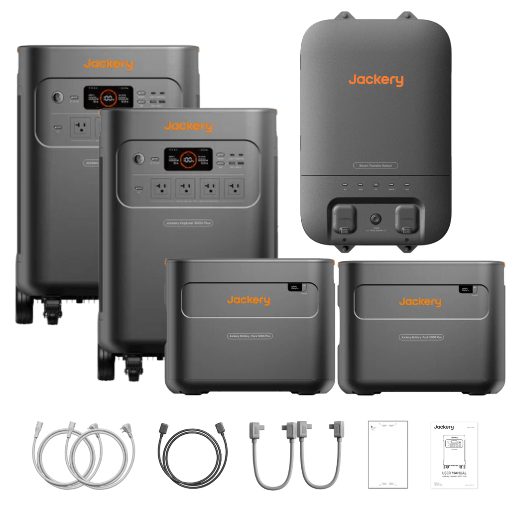 Jackery Whole-Home Backup Kit 5000 Plus (20kWh) - Off Grid Stores