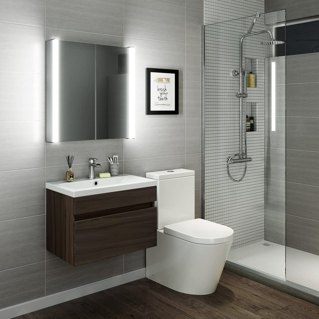 Revere LED Illuminated Mirror Cabinet - 654mm x 500mm