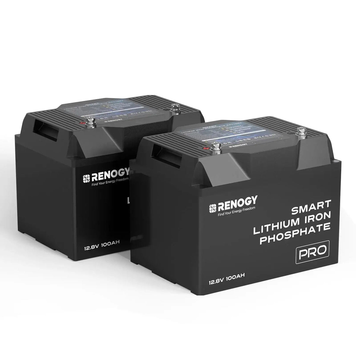 12V 100Ah/200Ah Smart LiFePO4 Battery w/ Bluetooth & Self-Heating | Pro Series