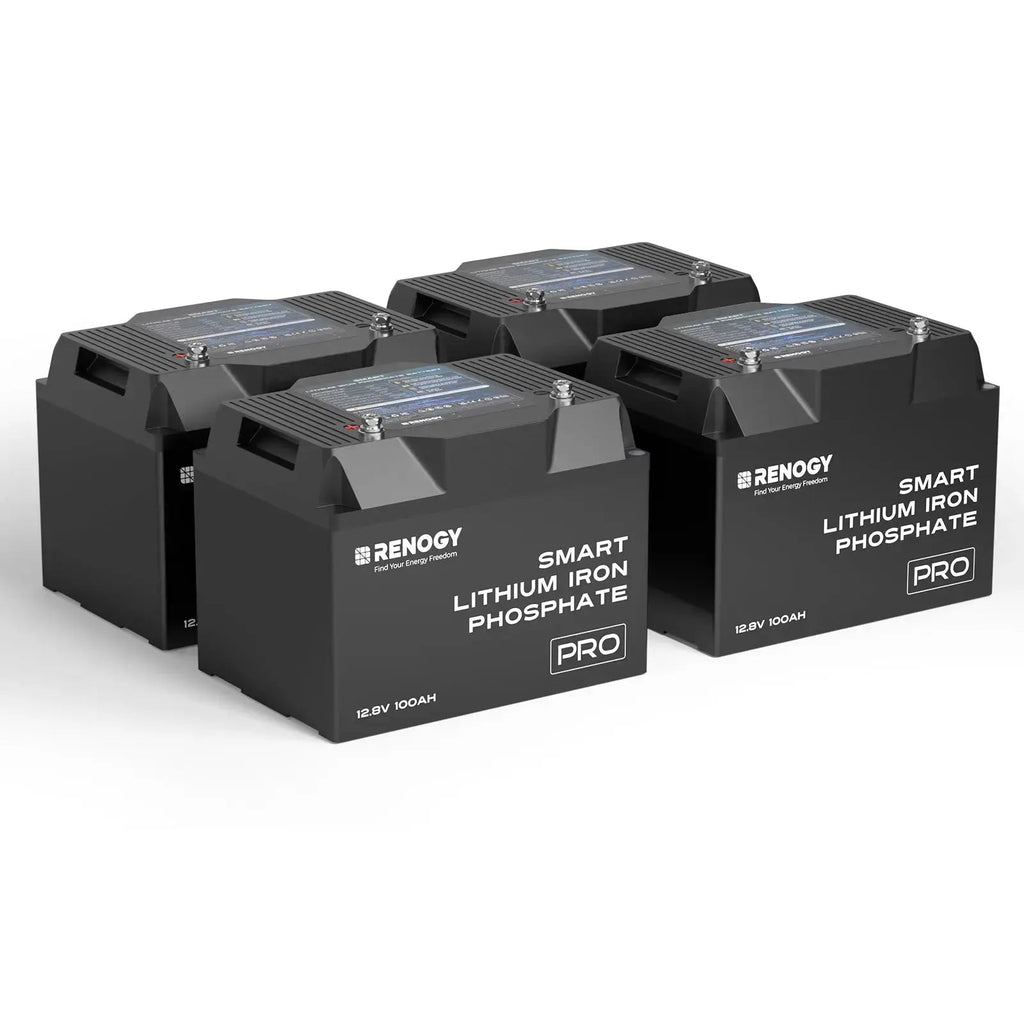 12V 100Ah/200Ah Smart LiFePO4 Battery w/ Bluetooth & Self-Heating | Pro Series