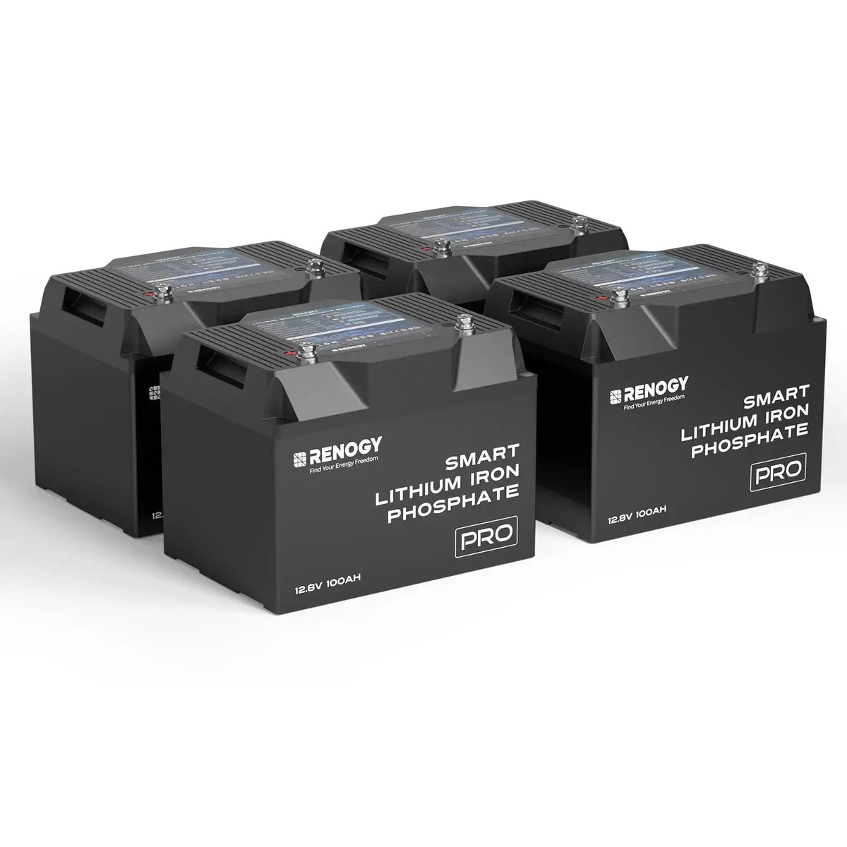 12V 100Ah/200Ah Smart LiFePO4 Battery w/ Bluetooth & Self-Heating | Pro Series