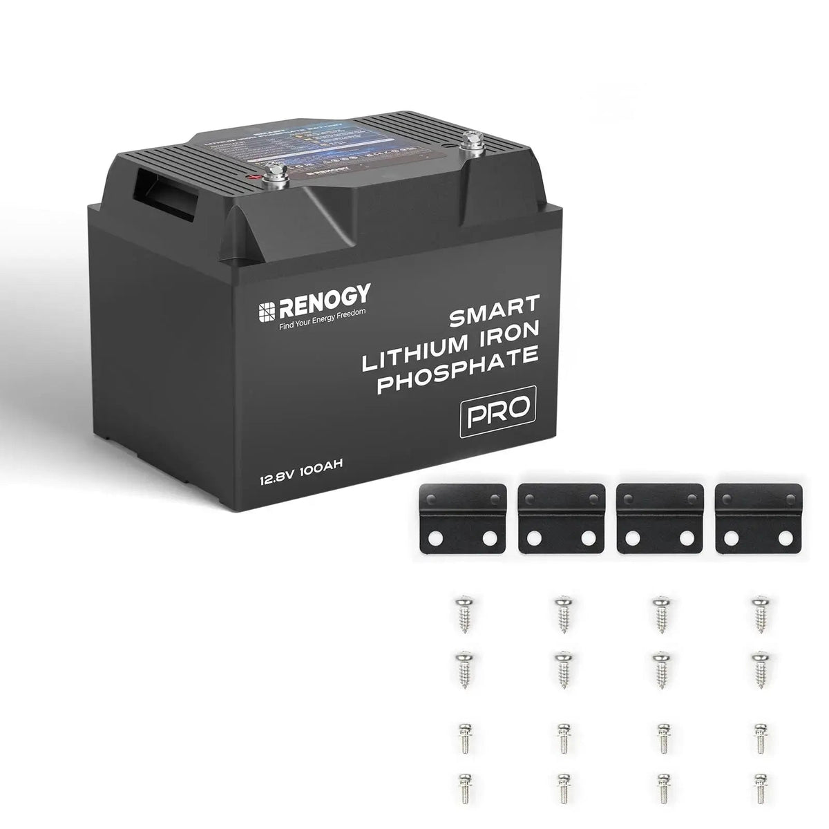 12V 100Ah/200Ah Smart LiFePO4 Battery w/ Bluetooth & Self-Heating | Pro Series
