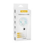 Portable Hand-Held Fan USB Rechargeable Folding Fans Desktop Cooler Digital Display