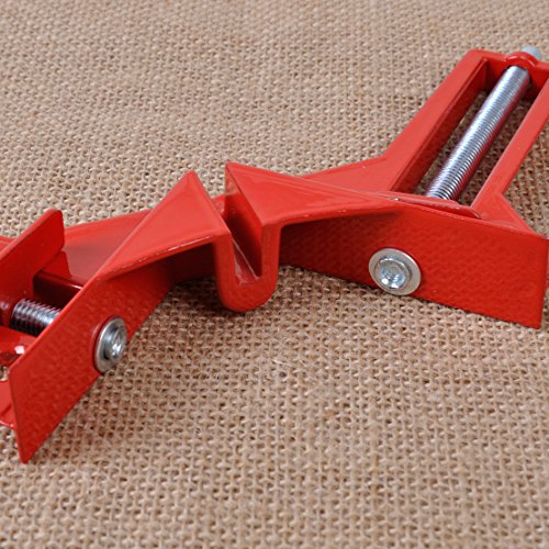 4 pcs 90 Degree Right Angle Miter Corner Clamp 3" capacity Picture Frame Holder Woodwork