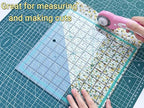 Quilting Rulers,3 Quilting Square Rulers(2.5",3.5", 5"),Quilting Squares - color: Blue