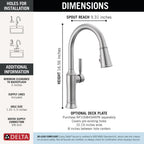 Open Box - Delta 9184-AR-PR-DST - Kitchen Faucet
