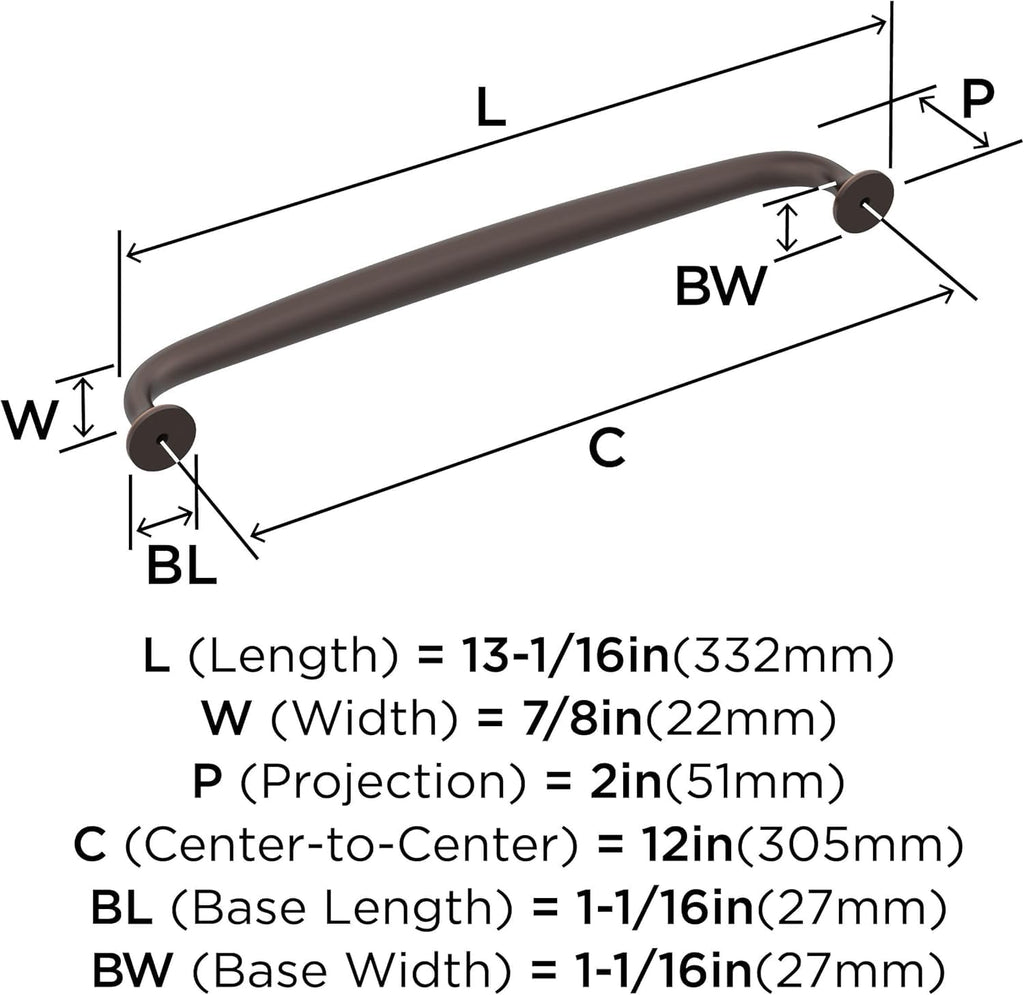 Open Box - Amerock BP54055ORB - Pulls Cabinet Hardware